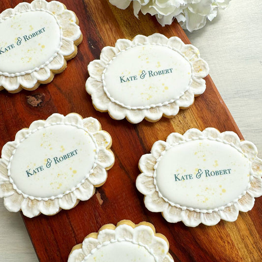 Wedding favors / Personalised Bridal Shower Custom Cookies #6