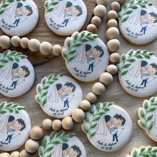 Wedding/ Bridal shower Cookies #3/ Wedding favors