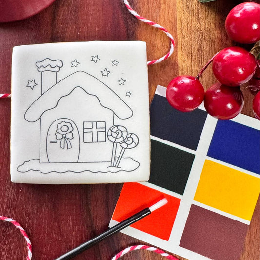 Gingerbread House Paint Your Own Cookie