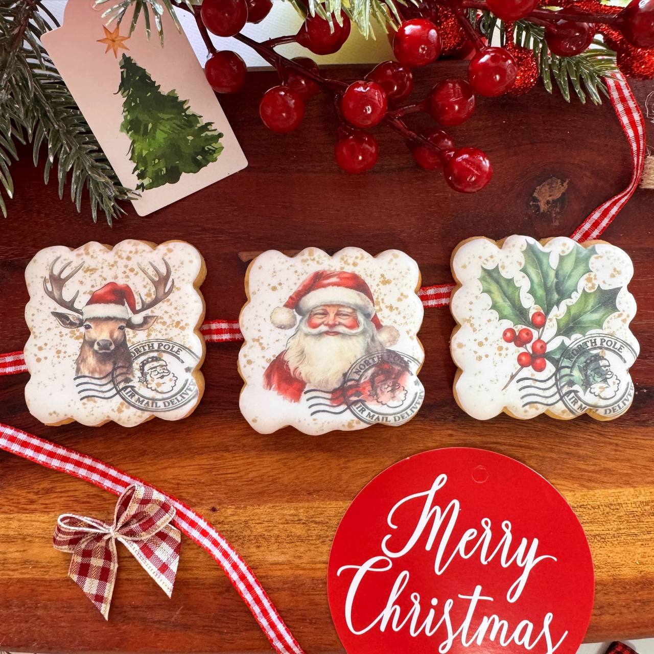 Mini Christmas Cookie#3 (3pc)