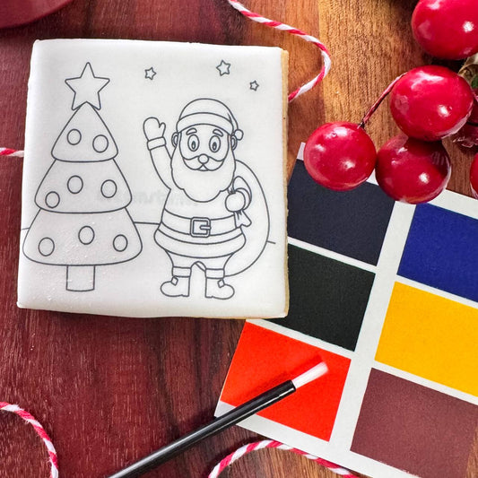 Santa Paint Your Own Cookie