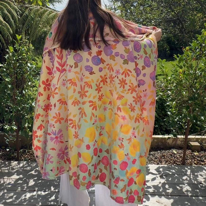 Cloud Soft Throw Blanket- Garden of colors