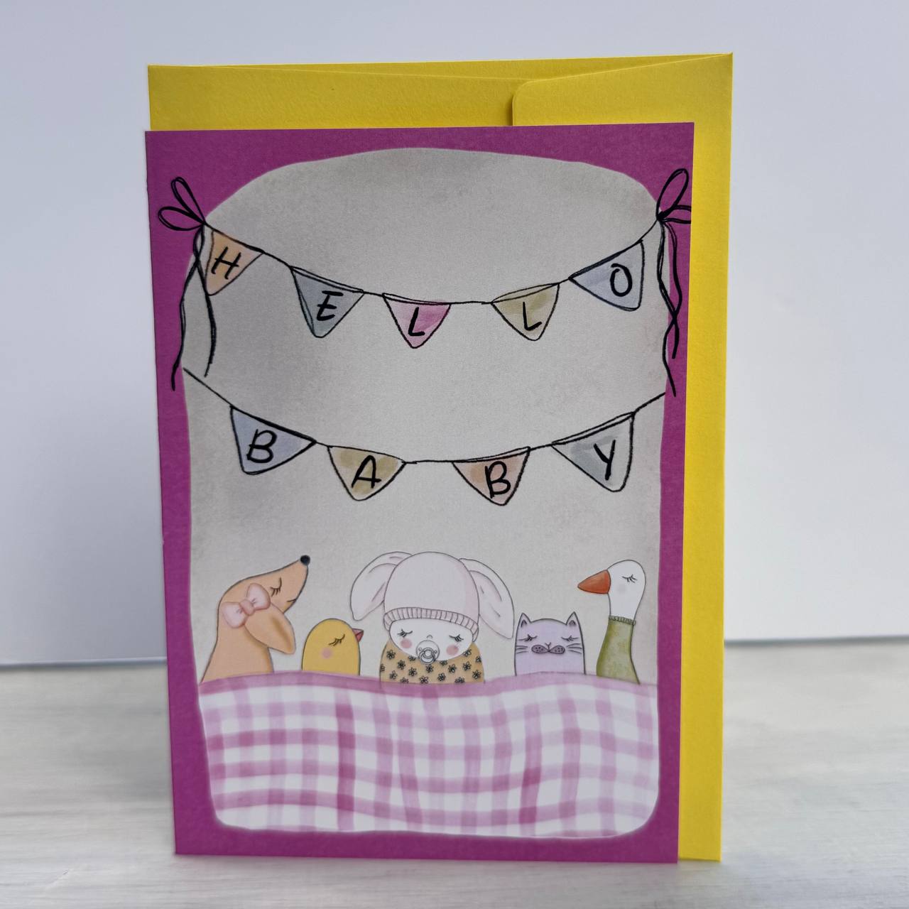 Welcome Baby Card - Baby Girl