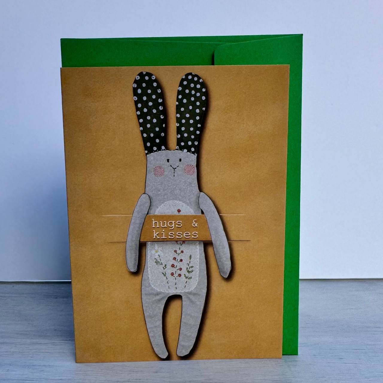 Greeting Card - Hugs & Kisses Bunny