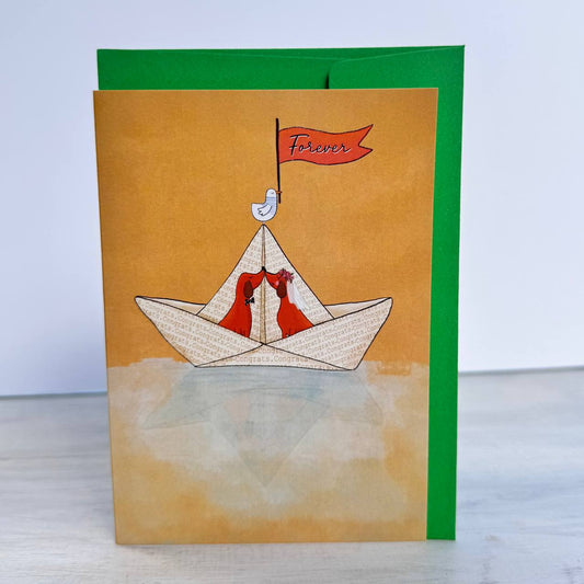 Greeting Card - Sailing into Forever