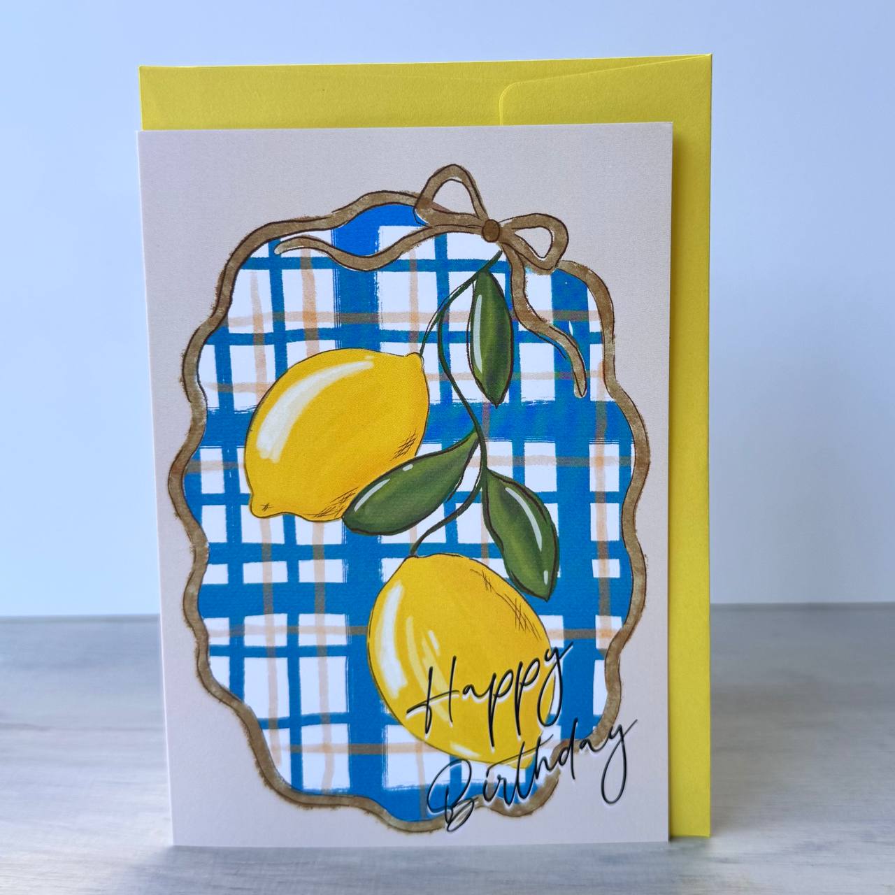 Birthday Card - Lemons