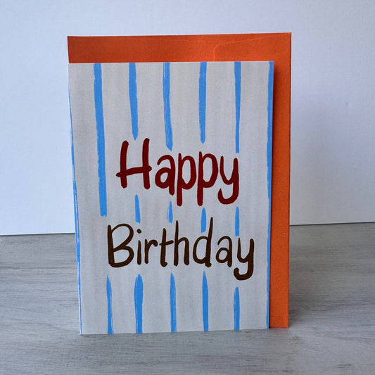 Birthday Card - Classic Birthday Text Card